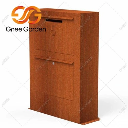 Corten Steel Landscape Decoration Letter Box