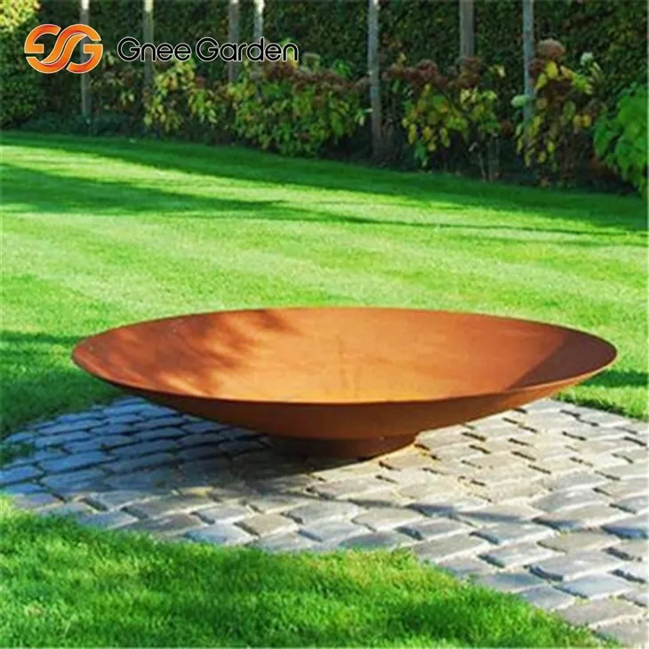 Corten ipari gödör grill funkció kettős
