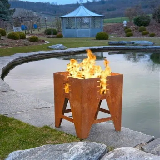 Corten kültéri BBQ Grill