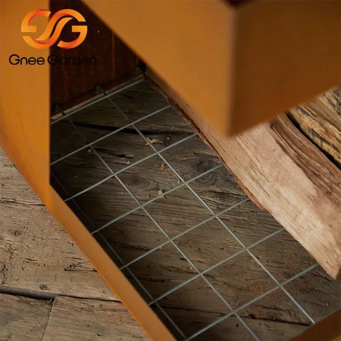 Corten acél szabadon álló kandalló