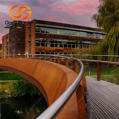 Cor Ten gyalogos híd