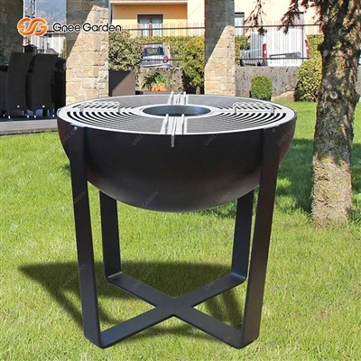 Időjárás acél félgömb grillsütő