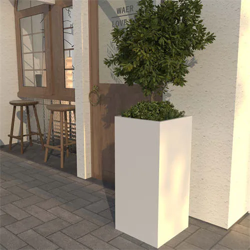 Fehér hosszú ültetvényes dekoratív testreszabott